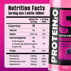 Nutritionally Enhanced Clear Protein Water – Great for Recovery, 12-Pack Variety