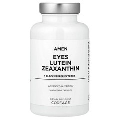 2 X Codeage, Amen, Eyes, Lutein, Zeaxanthin + Black Pepper Extract, 90 Vegetabl