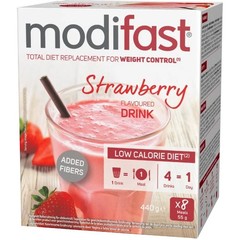 Modifast LCD Strawberry 8 x 55g Meal Replacement Shake Weight Control