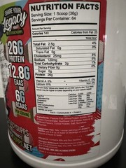 Legacy Whey Protein 5lb Pasture Fed 26g Protein Muscle Recovery Neapolitan ￼