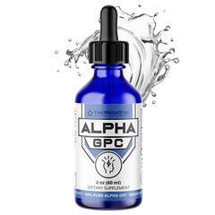 Alpha GPC – Liquid Drops – 99% Pure L-Alpha-GPC – 300mg – 2oz