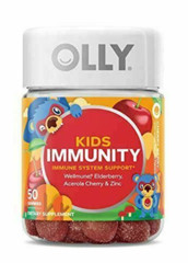 Olly KIDS IMMUNITY Gummies, Immune System Support, CHERRY BERRY 50 ct -Brand NEW