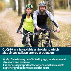 3X Coenzyme Q-10 200mg Antioxidant,Heart Health Support,Increase Energy &Stamina