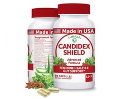 Lunakai USA Made Candida Cleanse Detox for Women & Men 11-in-1 Gut Cleanse 60ct