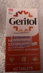 Geritol, Multivitamin Supplement, Contains B-Vitamins, Antioxidants – 40 Tablets