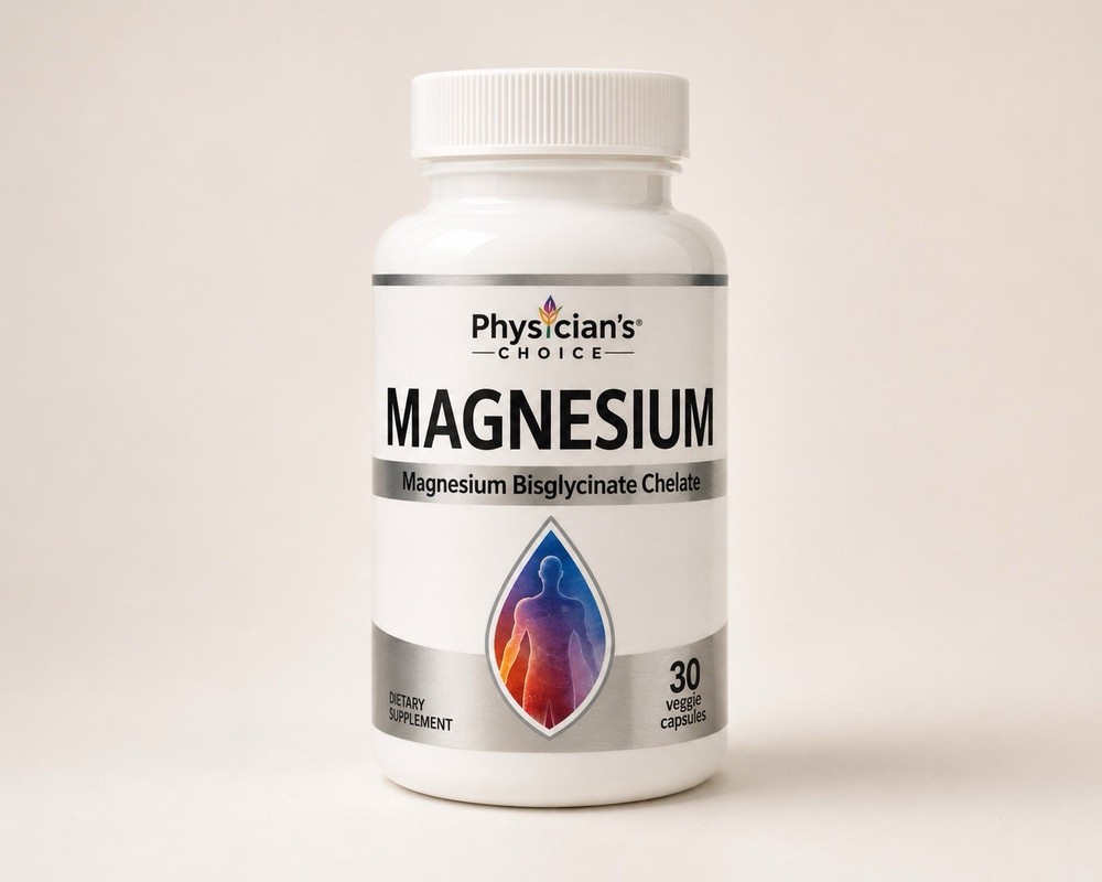 (3-Pack) Physician’s Choice Magnesium Bisglycinate Chelate 133mg – 30 Capsules