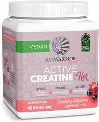 Sunwarrior Creatine for Women Monohydrate Powder Micronized PreWorkout 14.1 oz