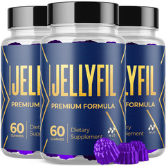 (3 Pack) Jellyfil Male Gummys Advanced Male Health Vitamin Support 180 Gummies