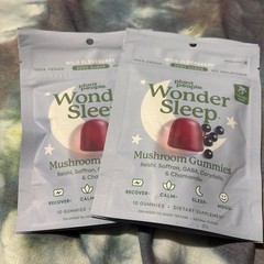 2 packages Plant People Wonder Sleep Mushroom Gummies 10 Count exp 4/27