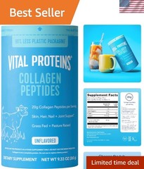 Hydrolyzed Collagen Peptides Powder – Supports Skin & Joint Health – 9.33 OZ