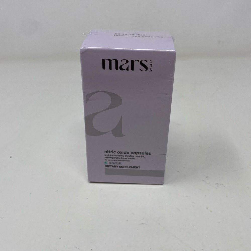 Mars by GHC Nitric Oxide Capsules 60ct – Lavender Box