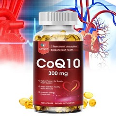 Co Enzyme Q10 300mg Softgel Capsules Anti Oxidant Anti Ageing Natural Supplement