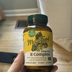 MegaFood Balanced B Complex Tablets 90ct Non-GMO Vegetarian Exp 01/2026