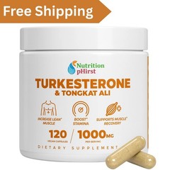 Turkesterone 1000mg Natural Dietary Supplement Muscle Growth & Recovery USA