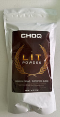 NEW CHOQ Lit Powder Premium Cacao + Superfood Blend New 16 oz (454g)