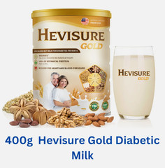 8 Tin Hevisure Gold Diabetic Milk Stabilize Blood Sugar Plant-Based 400g