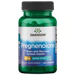 Swanson Pregnenolone – Super Strength 50 mg 60 Capsules