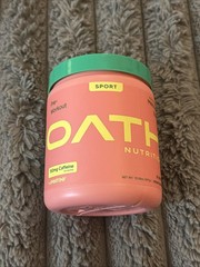 Oath Nutrition Pre-Workout Sport Nutrition Supplement Powder Melonade Stand