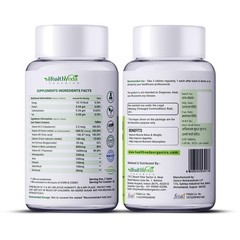 Health Veda Organics Healthy Gain 120 Tabs Herbal Weight & Muscle Gainer