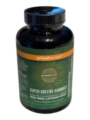 Primal Harvest Super Greens Gummies – 5 Mushroom Blend – 60 Count – Ex: 4/27