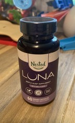 New/Sealed Nested Naturals Luna Gentle Sleep Supplement 60 Capsules EXP 11/2026
