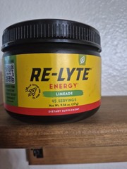 Re-lyte Energy Limeade Pre-work out Ebay 45 Sevings Amazing Product 🔥keto Vegan