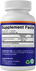 Vitamatic Clostridium butyricum 25 Million – Gut Health – 60 DR Capsules (Delaye