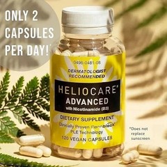 Advanced B3 Nicotinamide Heliocare Skin Health 120 Capsules Exp: 07/2027 NEW