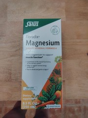 Floradix Magnesium – Liquid Herbal & Mineral Supplement Supports Healthy Nervous