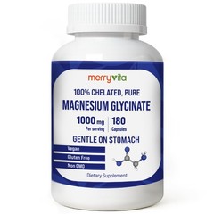 Magnesium Glycinate 1000mg High Absorption chelated Magnesium Supplement Su…