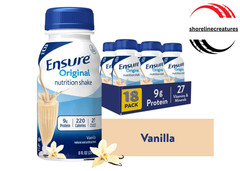 Ensure Original Nutrition Shake, 9g Protein, Vanilla, 8 fl oz – 18 Pack