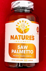 Saw Palmetto 1000mg Premium Prostate Health Support Supplement for Men 100 Caps
