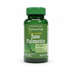 Saw Palmetto 450mg Puritans Pride 100 Caps Urinary Prostate Health Support 01/29