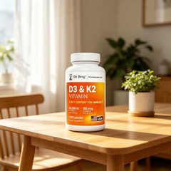 Dr. Berg Maximum Strength 2-in-1 Vitamin D3 K2 10,000 IU | Naturally Derived D3