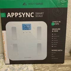 🏯 Smart Scale with Body Composition AppSync – Silver, 🆕AS SHOWN‼️