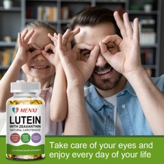 Eye Vitamins with Lutein and Zeaxanthin 20mg – Premium Eye Protection Formula 60