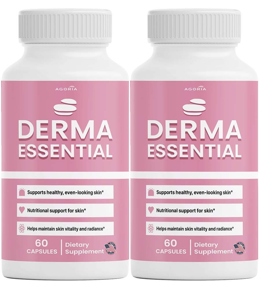 Derma Essential Capsules Premium Derma Essential for Skin Clarity (2 Pack)