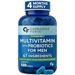 Carbamide Forte Multivitamin 120 Tablet for Men LONG EXPIRY