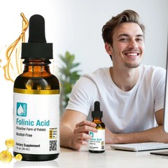 Folate Acid Leucovorin Bioactive Form of Folinic Alcohol Free 30ml,Speech Delay