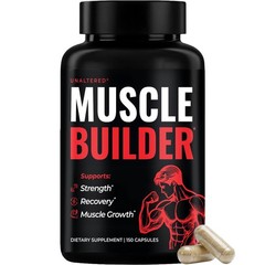 Muscle Builder Natural Growth Size Strength Energy Booster 150 Capsules