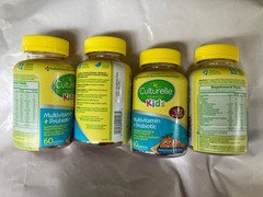 3Pac Culturelle Kids Multivitamin+ Probiotic Peach Orange Berry 60 Gummies Read