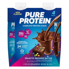 Pure Protein, Galactic Brownie Batter Complete Protein Shake, 30g Protein, 11 fl