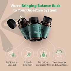 BIOMA Probiotics Digestive Health Gut Support 60 Capsules 1-3 Pack