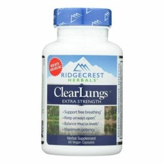Ridgecrest Herbals ClearLungs Extra Strength Capsules – 60 Count