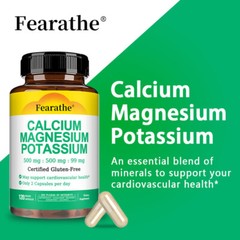 Calcium Magnesium Potassium – Cardiovascular,Muscle And Bone Health Capsules