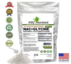 NAC + Glycine Powder 250g | Antioxidant Liver Support | Vegan
