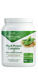 Life Extension Plant Protein Complete and Amino Acid Complex Vanilla Flavor