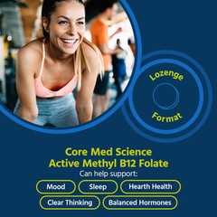 Methyl B12 Folate Supplement for Women & Men – 5-MTHF Pills Support Mood, Cog…