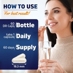 Vitamatic Clostridium butyricum 25 Million – Gut Health – 60 DR Capsules (Delaye