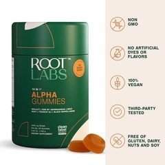 Root Labs 10-1 Alpha Shilajit Gummies 4000mg Pure Shilajit W/ KSM-66 60 Gummie’